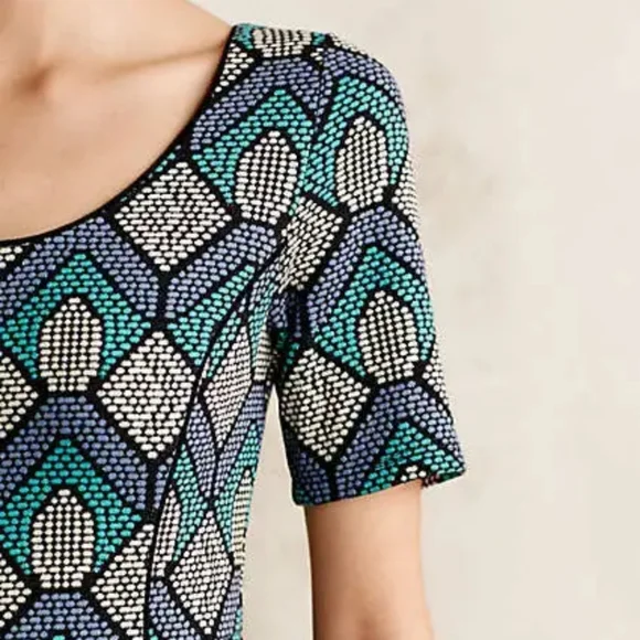 🆕Anthropologie🌷Jacquard A-Line Dress - Picture 9 of 12